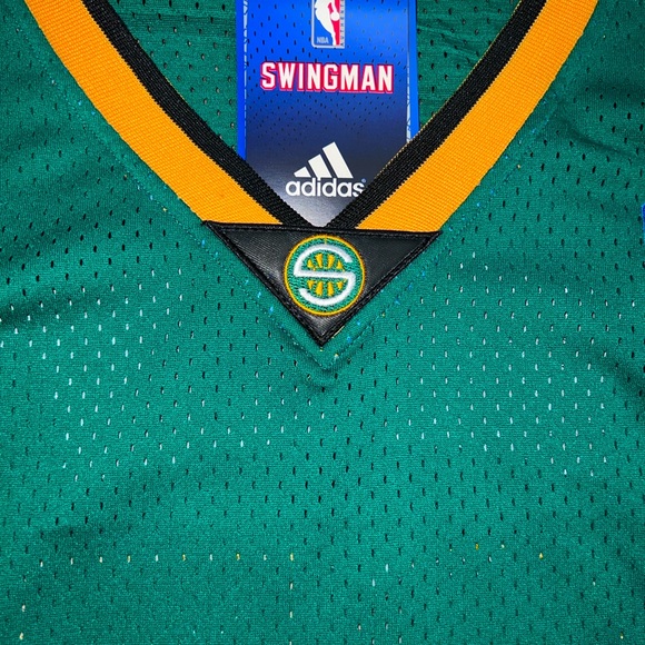 Seattle SuperSonics Swingman Jersey ✈️ FREE SHIPPING - Picture 3 of 3